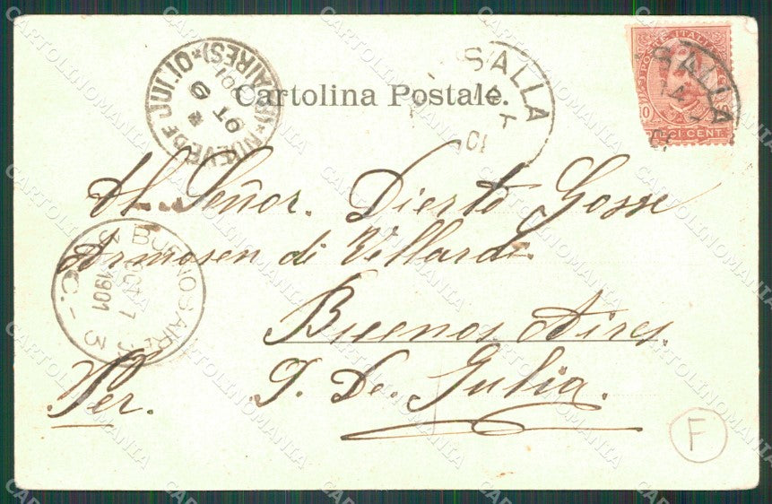 Genova Busalla FORO cartolina QZ6702 – retro