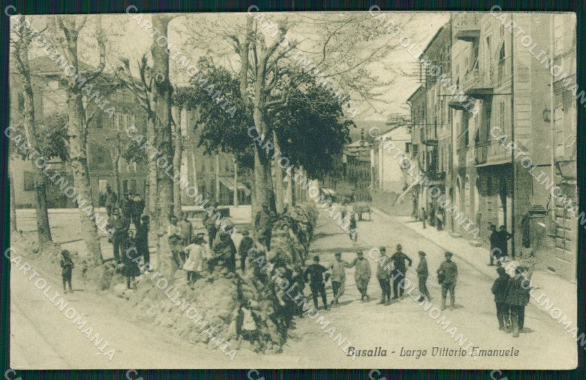 Genova Busalla Militari cartolina QZ6708 – fronte