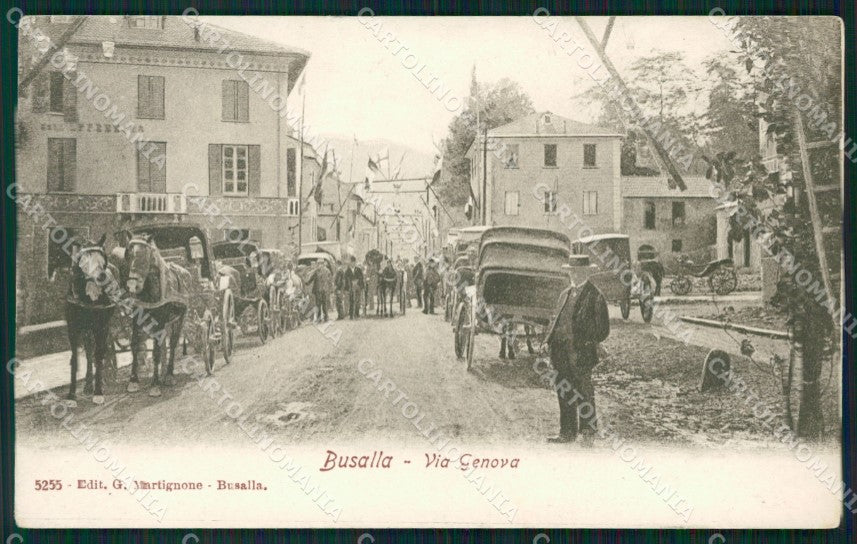 Genova Busalla Carrozze cartolina QZ6712 – fronte