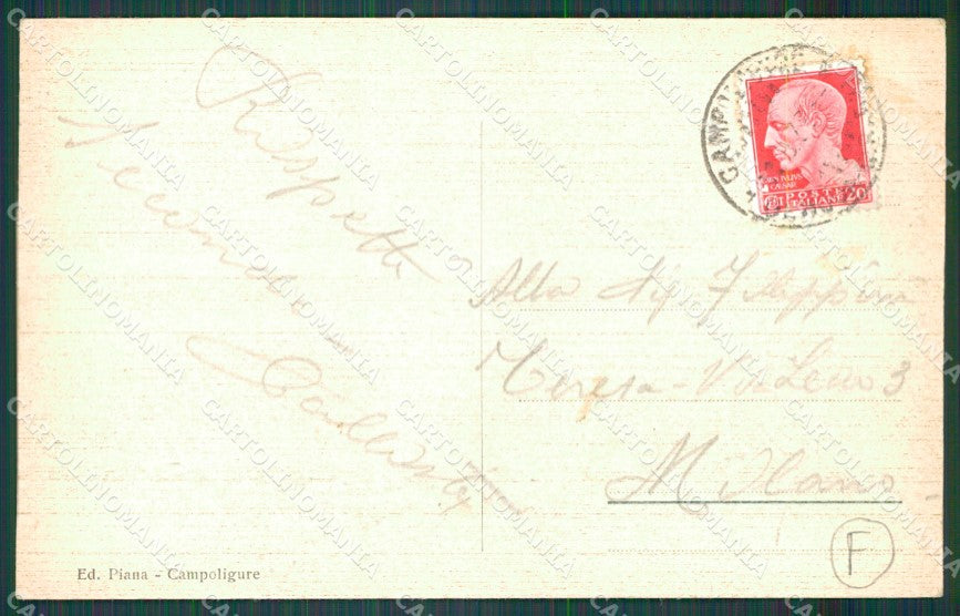 Genova Campoligure cartolina QZ6715 – retro