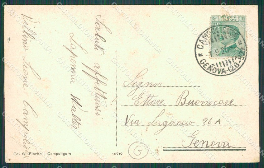 Genova Campoligure cartolina QZ6716 – retro