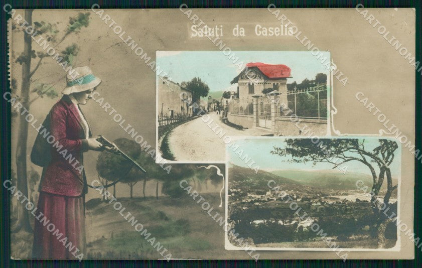 Genova Casella Saluti da Foto cartolina QZ6721 – fronte