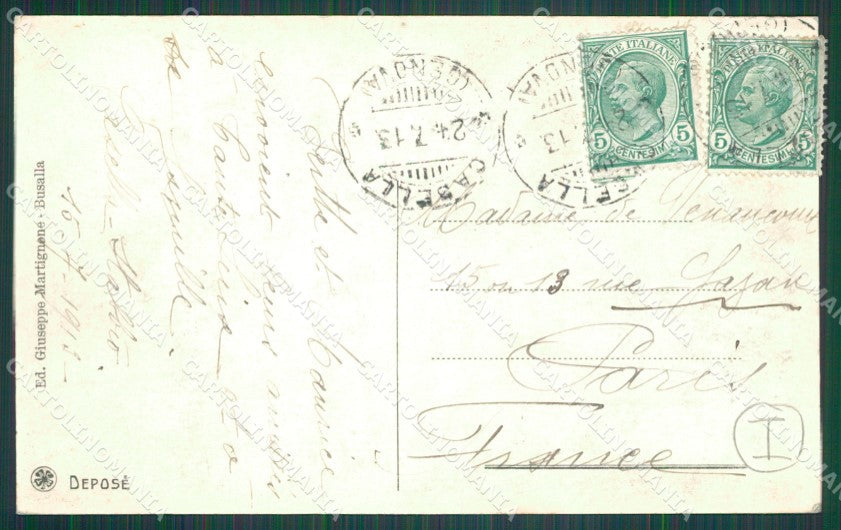 Genova Casella Saluti da Foto cartolina QZ6721 – retro