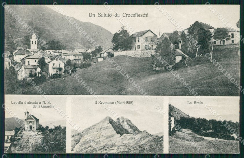 Genova Crocefieschi cartolina QZ6729 – fronte