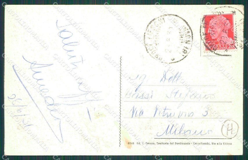 Genova Crocefieschi cartolina QZ6732 – retro