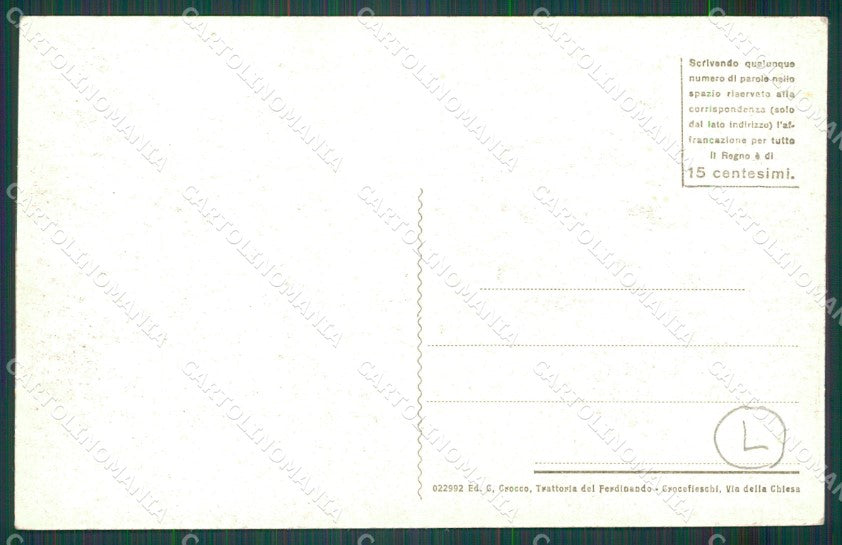 Genova Crocefieschi cartolina QZ6734 – retro