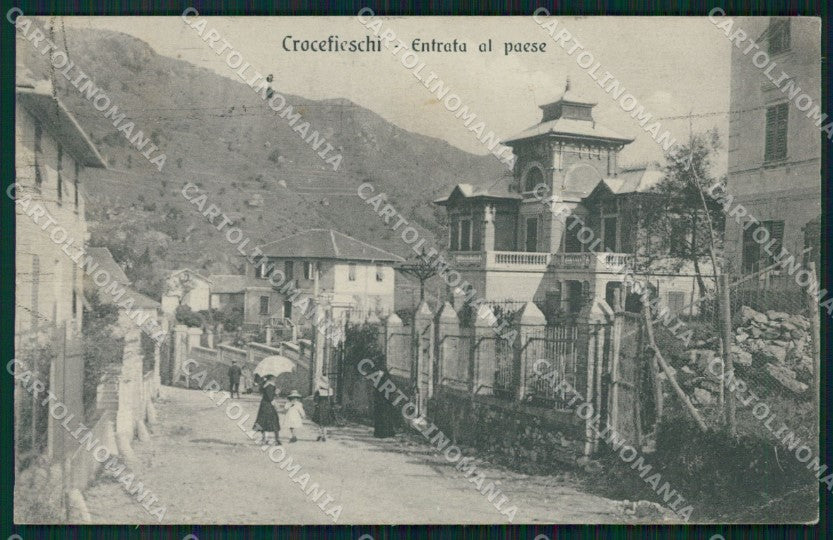 Genova Crocefieschi cartolina QZ6737 – fronte