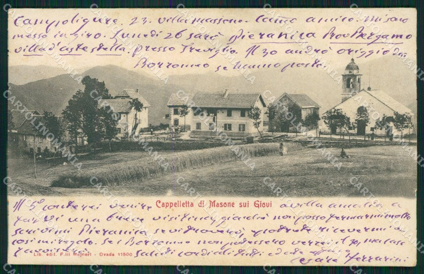 Genova Masone cartolina QZ6738 – fronte