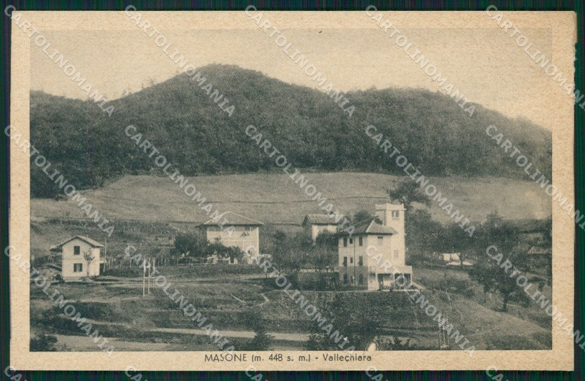 Genova Masone Vallechiara cartolina QZ6744 – fronte