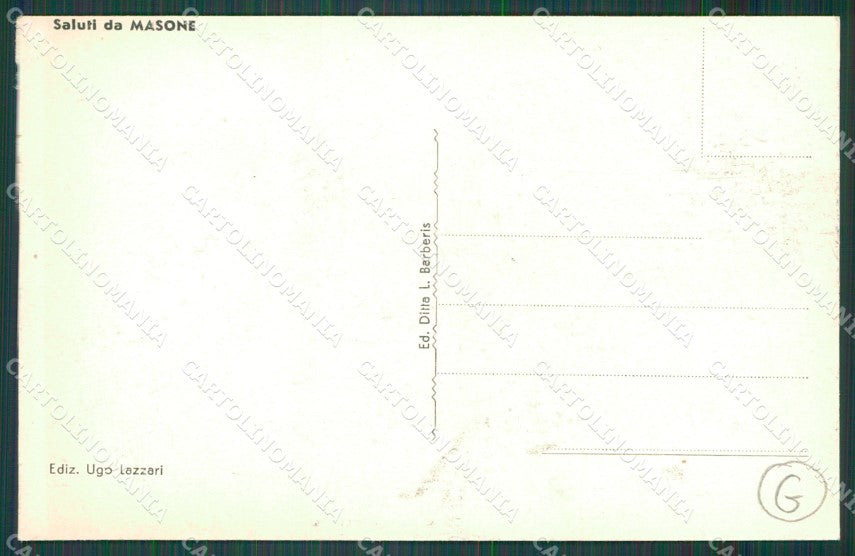 Genova Masone Vallechiara cartolina QZ6744 – retro