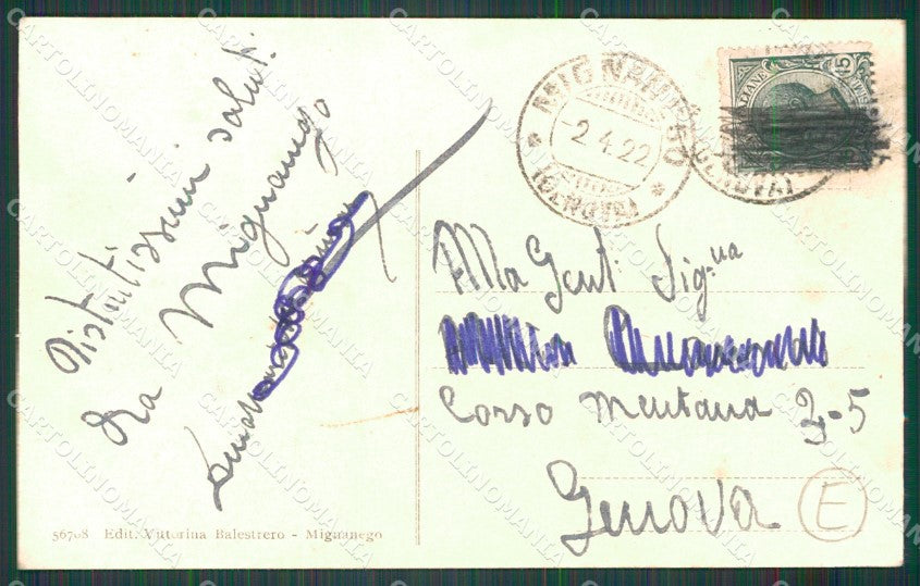 Genova Mignanego cartolina QZ6755 – retro