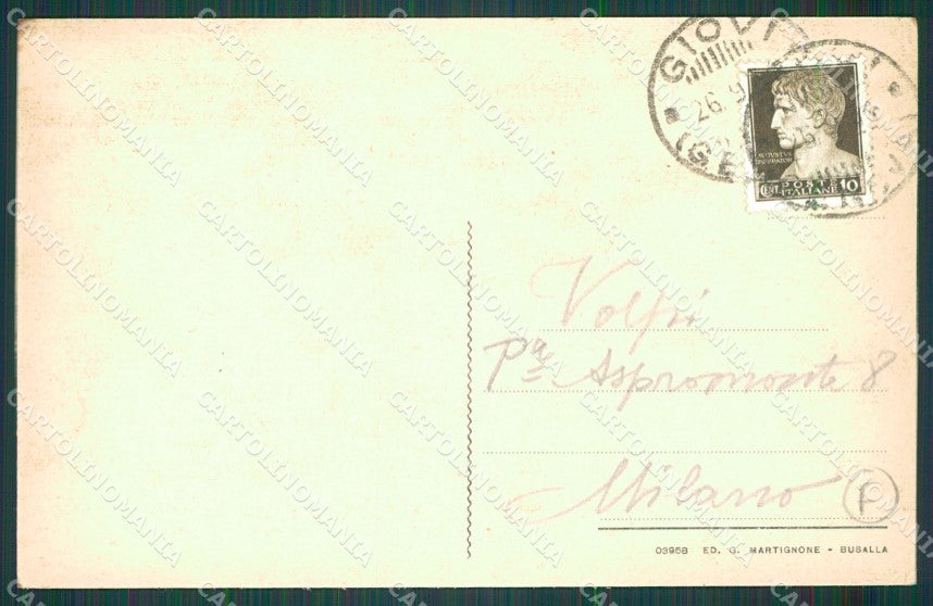 Genova Mignanego Giovi Migliarina cartolina QZ6760 – retro