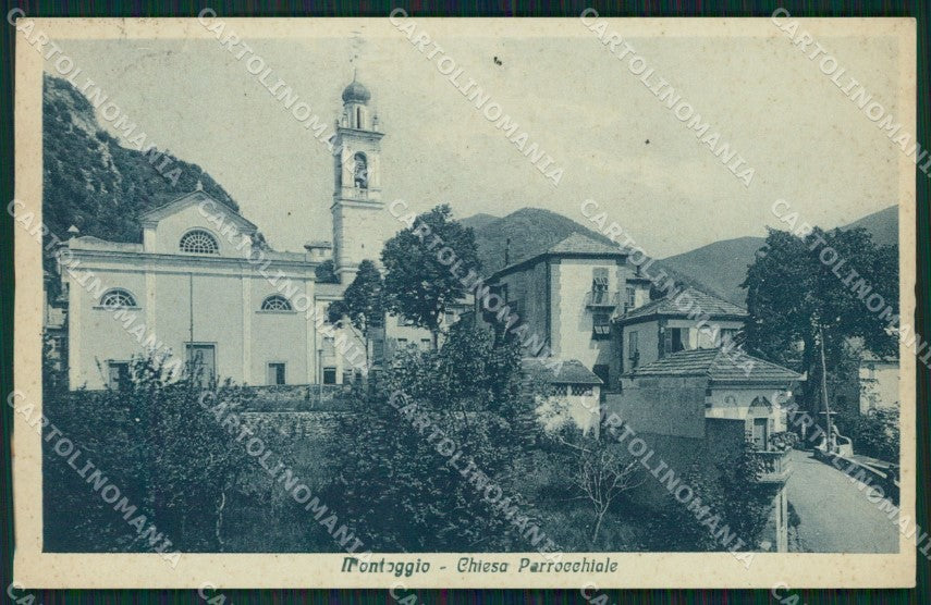 Genova Montoggio cartolina QZ6764 – fronte