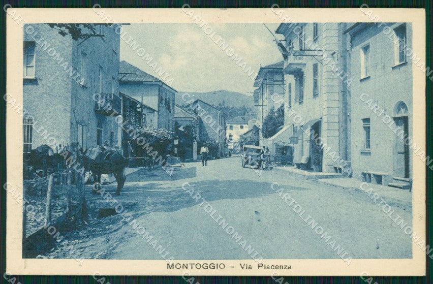 Genova Montoggio Auto Mulo cartolina QZ6770 – fronte