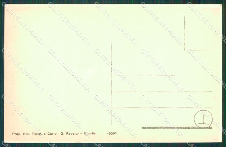Genova Montoggio Auto Mulo cartolina QZ6770 – retro