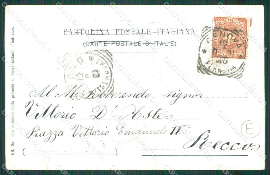 Genova Piani di Creto STRAPPO PIEGHINA Saluti da cartolina QZ6775 – retro