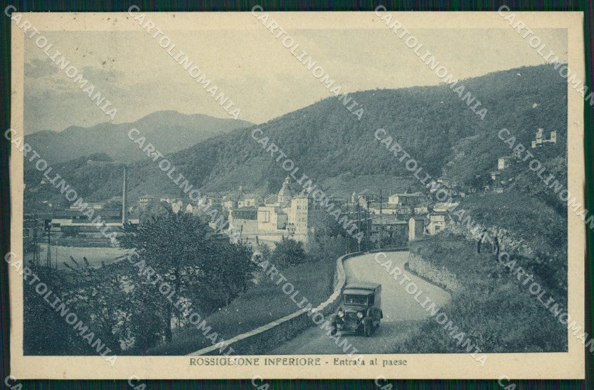 Genova Rossiglione Auto cartolina QZ6791 – fronte