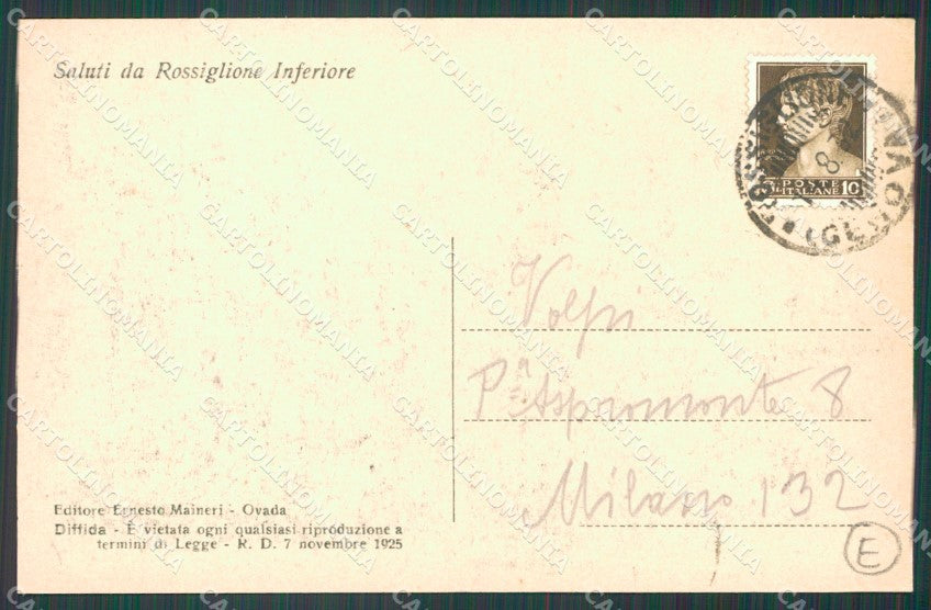 Genova Rossiglione Auto cartolina QZ6791 – retro