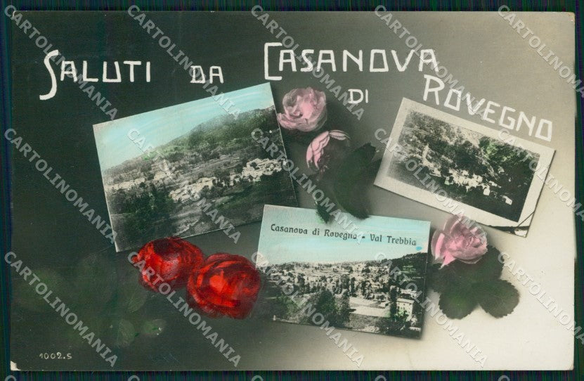 Genova Rovegno Casanova Saluti da Foto cartolina QZ6796 – fronte