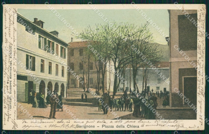 Genova Savignone cartolina QZ6804 – fronte