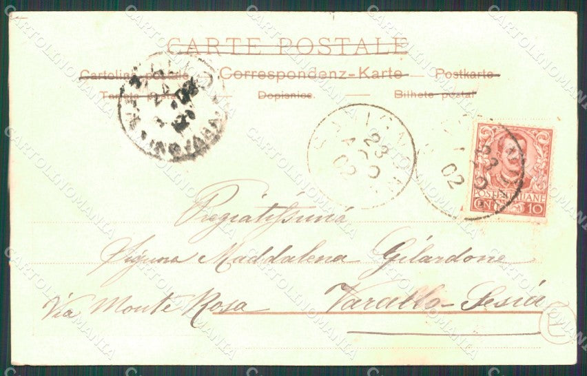 Genova Savignone cartolina QZ6804 – retro