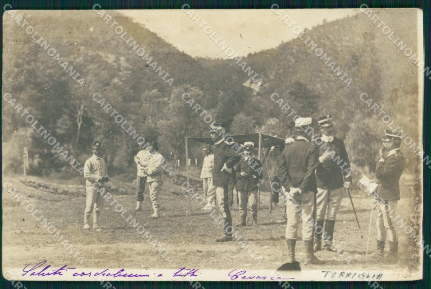 Genova Torriglia Militari PIEGHINA Foto cartolina QZ6829 – fronte