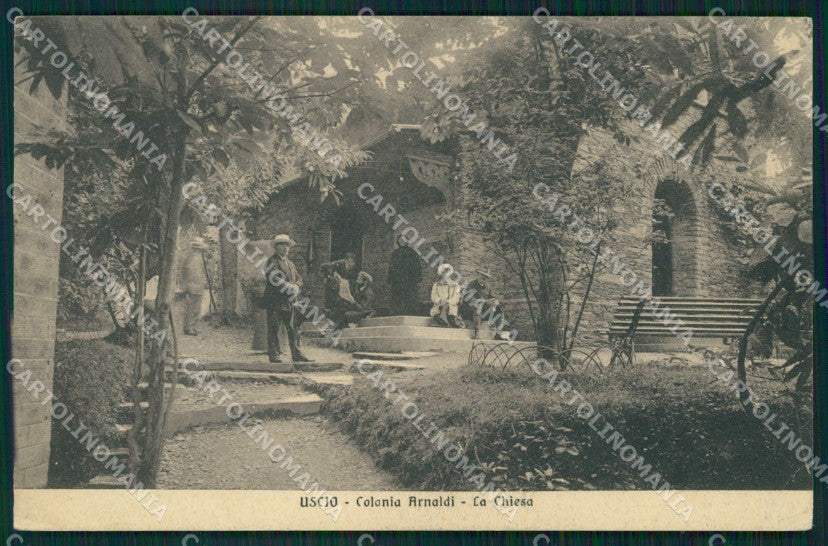 Genova Uscio Colonia Arnaldi PIEGHINA cartolina QZ6840 – fronte