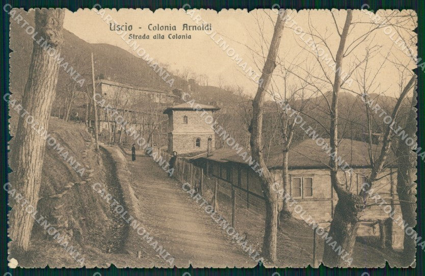 Genova Uscio Colonia Arnaldi ABRASA cartolina QZ6841 – fronte