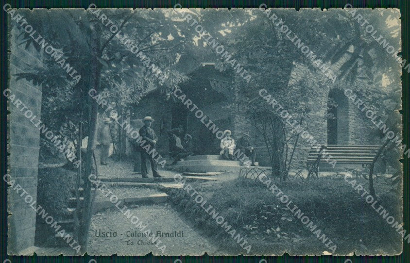Genova Uscio Colonia Arnaldi ABRASA cartolina QZ6842 – fronte