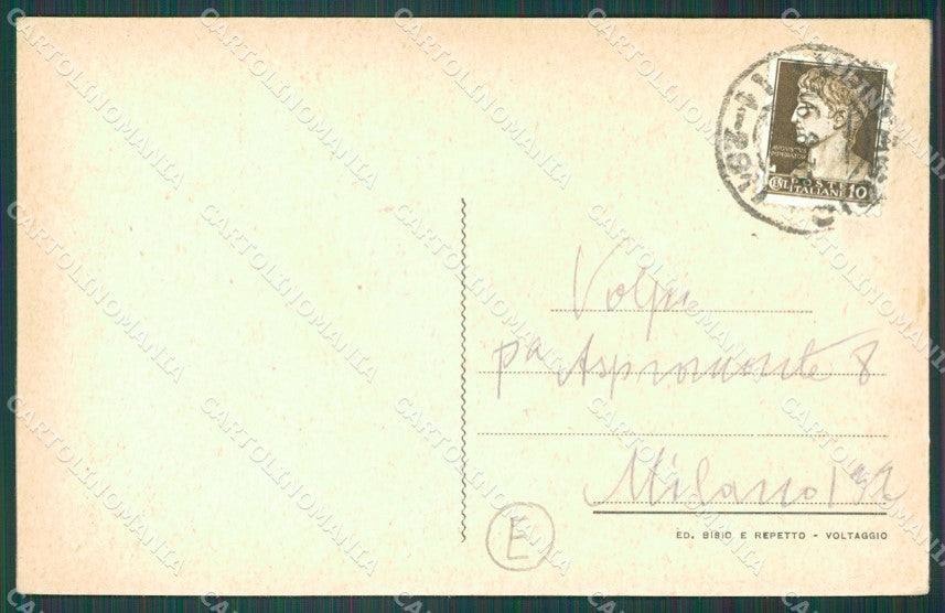 Alessandria Voltaggio Mucche cartolina QZ6854 – retro