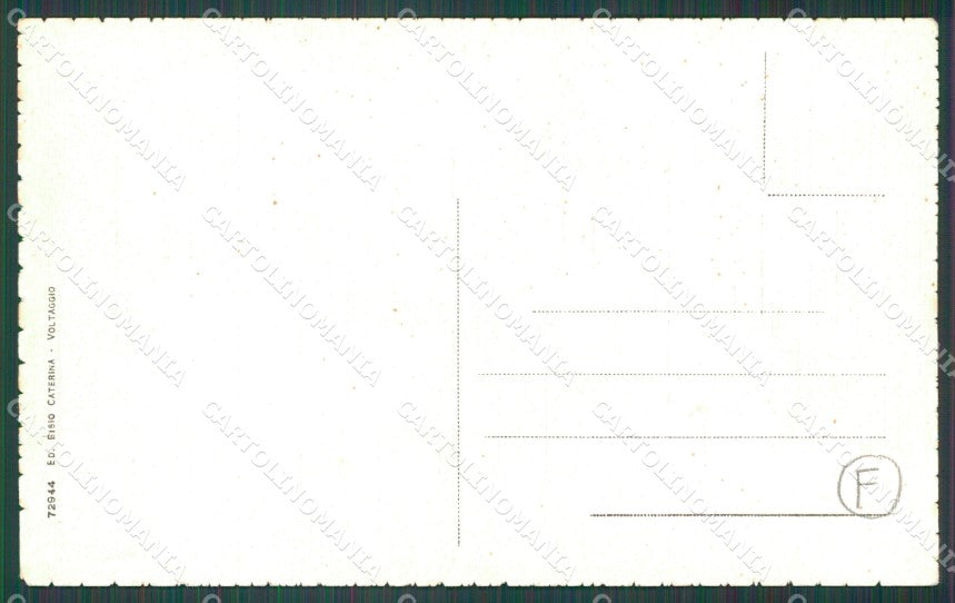 Alessandria Voltaggio Stabilimento Idroterapico Carrozza cartolina QZ6857 – retro