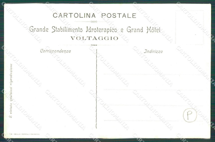 Alessandria Voltaggio Tennis cartolina QZ6860 – retro