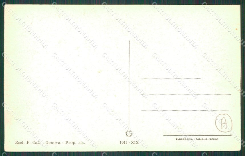 Genova Bargagli Traso Saluti da cartolina QZ6861 – retro