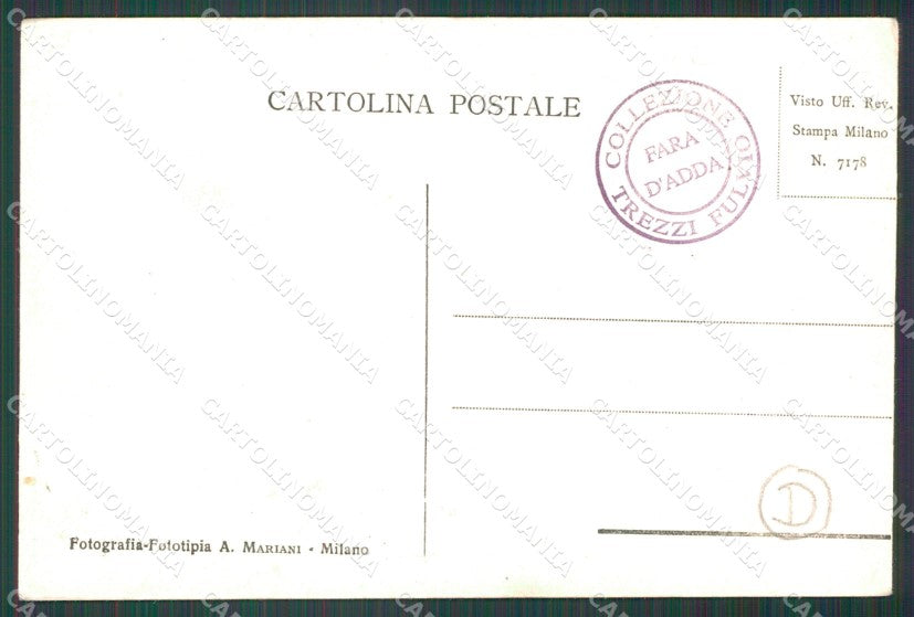 Genova Unione Ligure Mobilitazione Civile Militari cartolina QZ6869 – retro