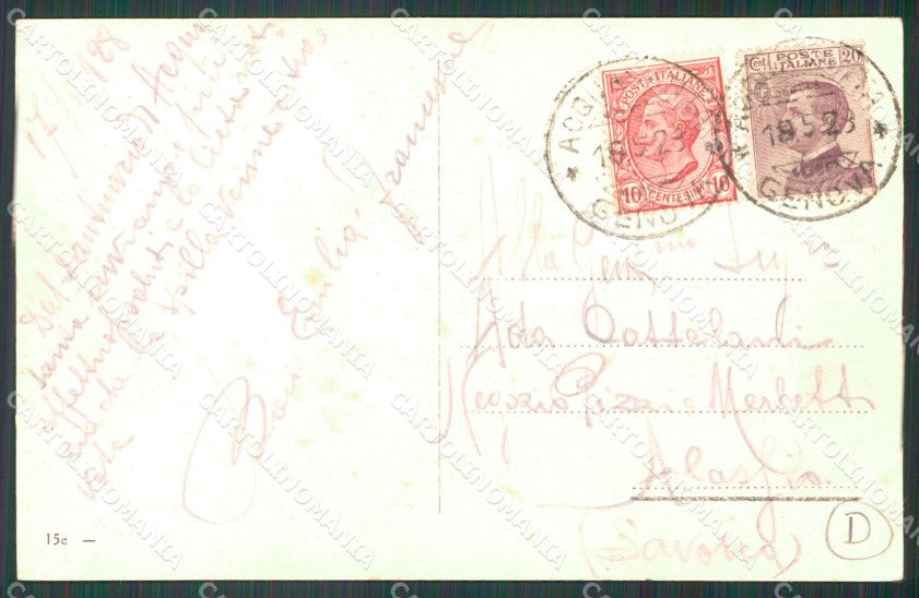 Genova Acquasanta cartolina QZ6870 – retro