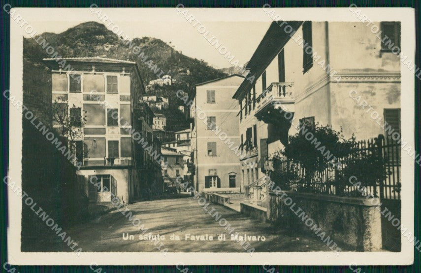 Genova Favale di Malvaro Foto cartolina QZ6871 – fronte
