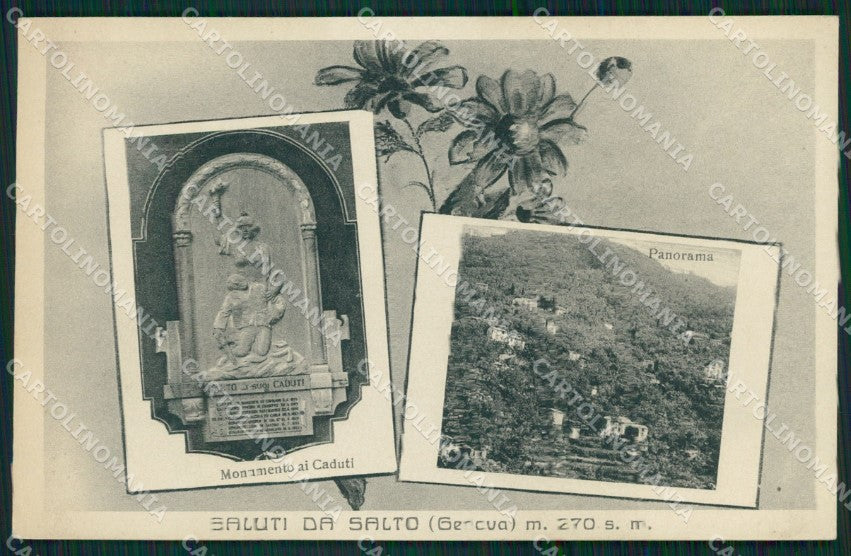 Genova Avegno Salto Saluti da cartolina QZ6874 – fronte