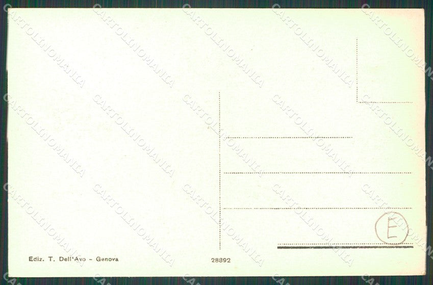 Genova Ceranesi Lencisa cartolina QZ6877 – retro