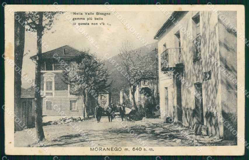 Genova Davagna Moranego PIEGA cartolina QZ6879 – fronte
