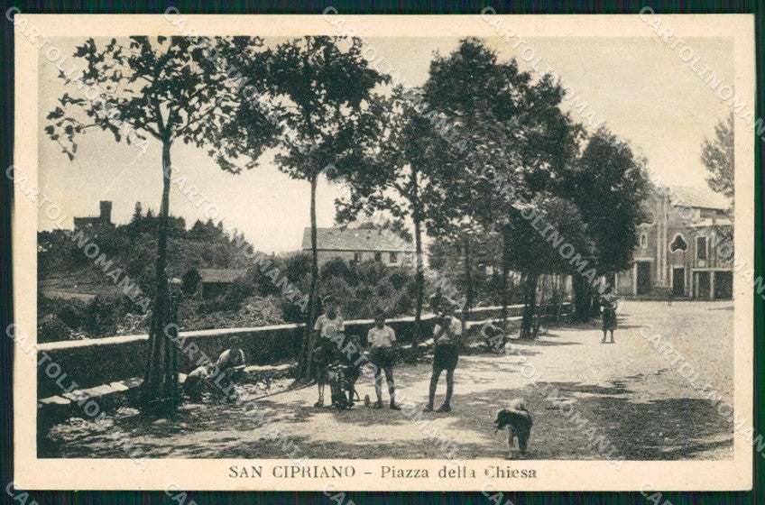 Genova San Cipriano cartolina QZ6889 – fronte