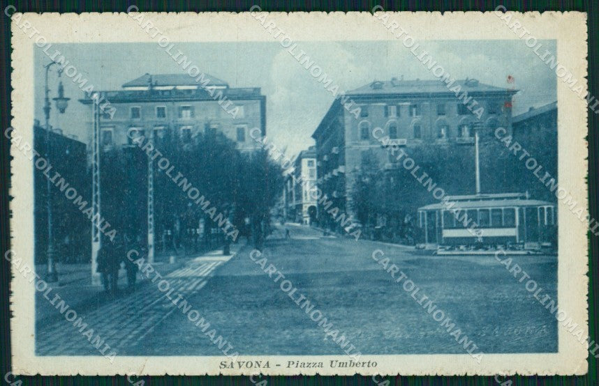 Savona Città Tram PIEGHINA cartolina QZ6908 – fronte