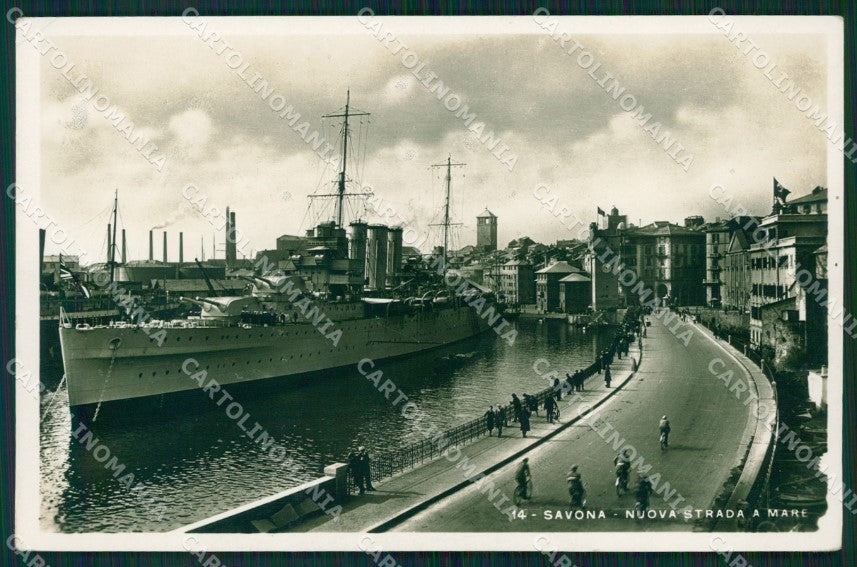 Savona Città Nave Foto cartolina QZ6909 – fronte