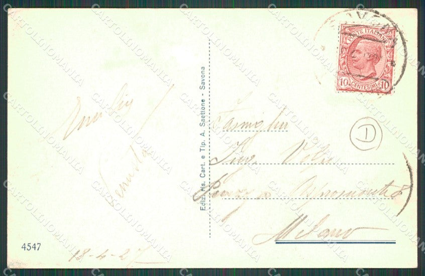 Savona Città cartolina QZ6911 – retro