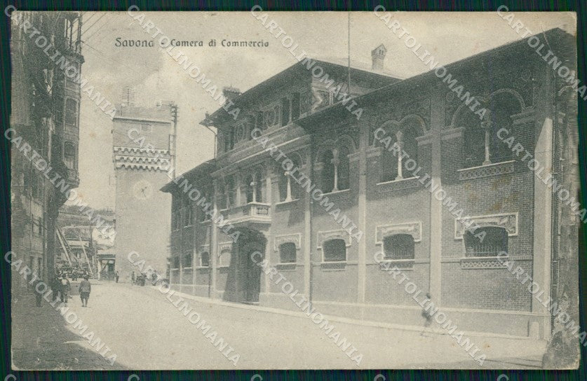 Savona Città Camera Commercio cartolina QZ6916 – fronte
