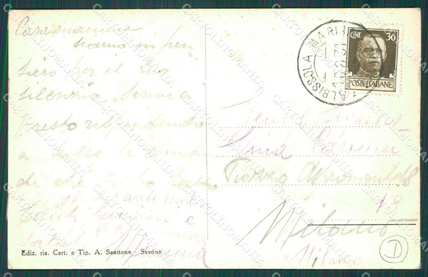 Savona Città Camera Commercio cartolina QZ6916 – retro