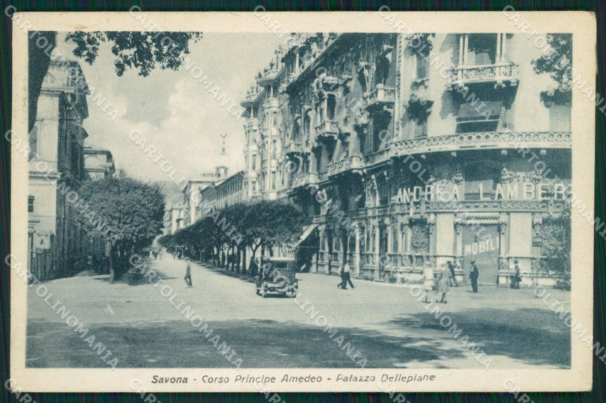 Savona Città Auto cartolina QZ6928 – fronte