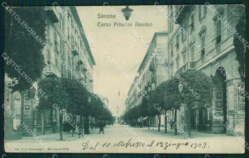 Savona Città PIEGHINA cartolina QZ6933 – fronte