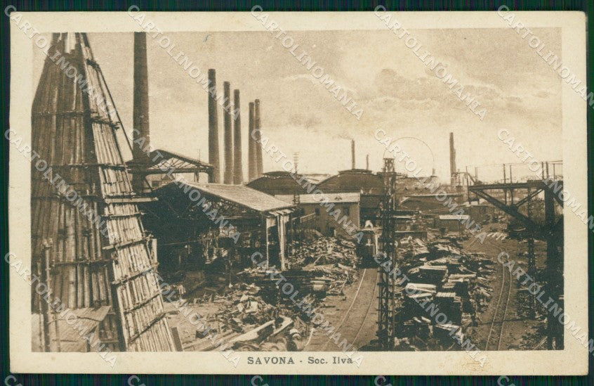Savona Città Ilva cartolina QZ6942 – fronte