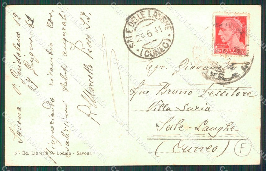 Savona Città Ilva cartolina QZ6942 – retro