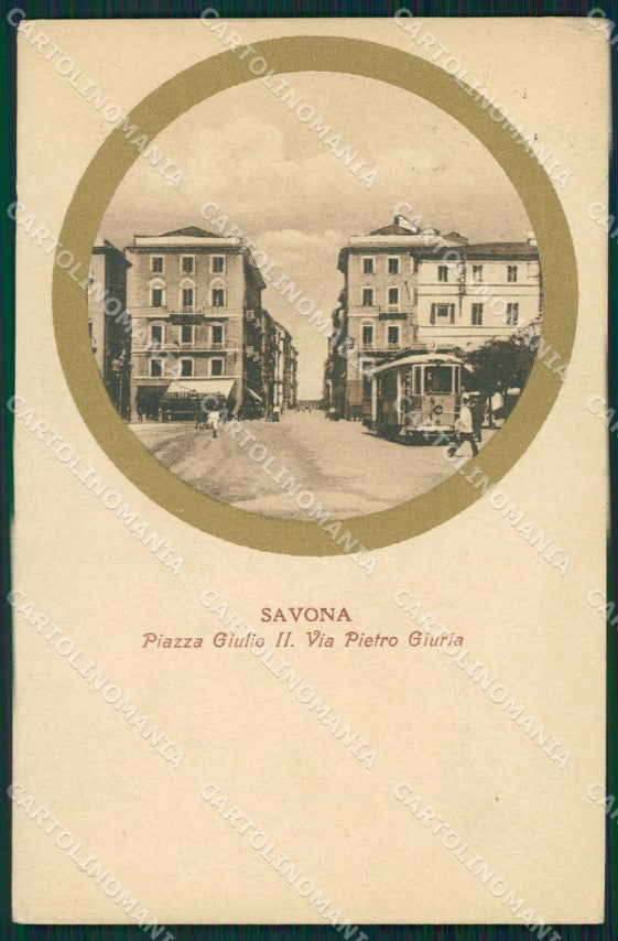 Savona Città Tram cartolina QZ6943 – fronte